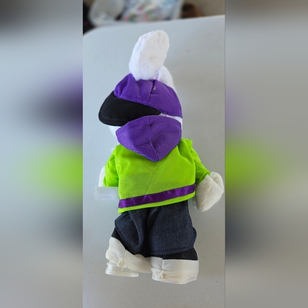 Hippity Hop Plush Toy with Green Shirt and Sunglasses - Picture 4 of 4